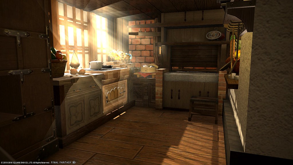 The Kitchen My friend's Kitchen design in Final Fantasy XI… Siobhin