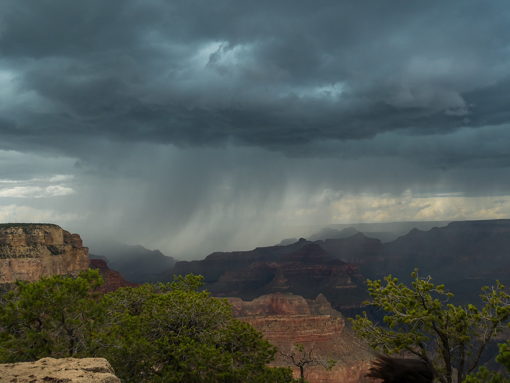 Grand Canyon rain Rain at South Rim Grand Canyon Moniek van Rijbroek Flickr
