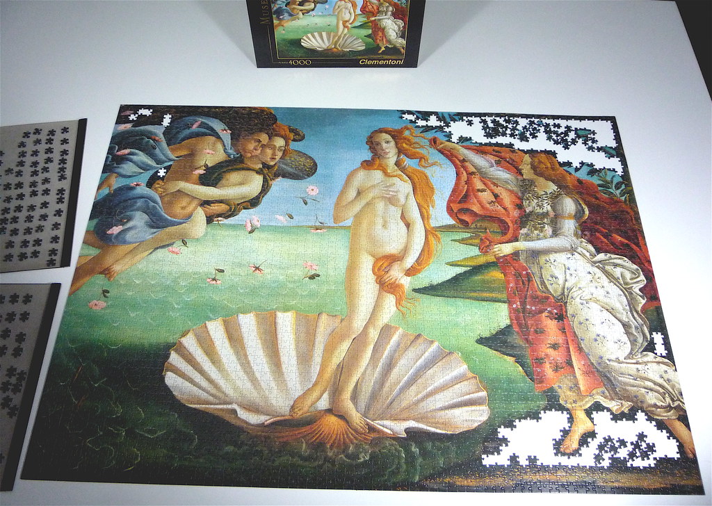Birth of Venus by Botticelli. Clementoni puzzle,4000 piece… Flickr