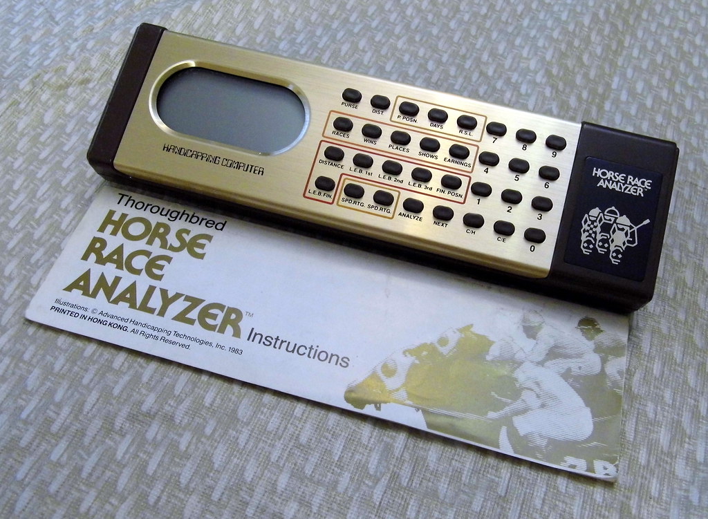 Vintage Electronic Thoroughbred Horse Race Analyzer by Adv… Flickr