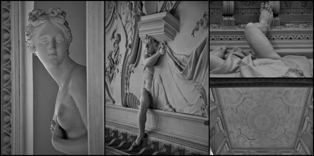 Clandon Park Marble Hall ceiling Clandon Park's Marble Hal… Flickr