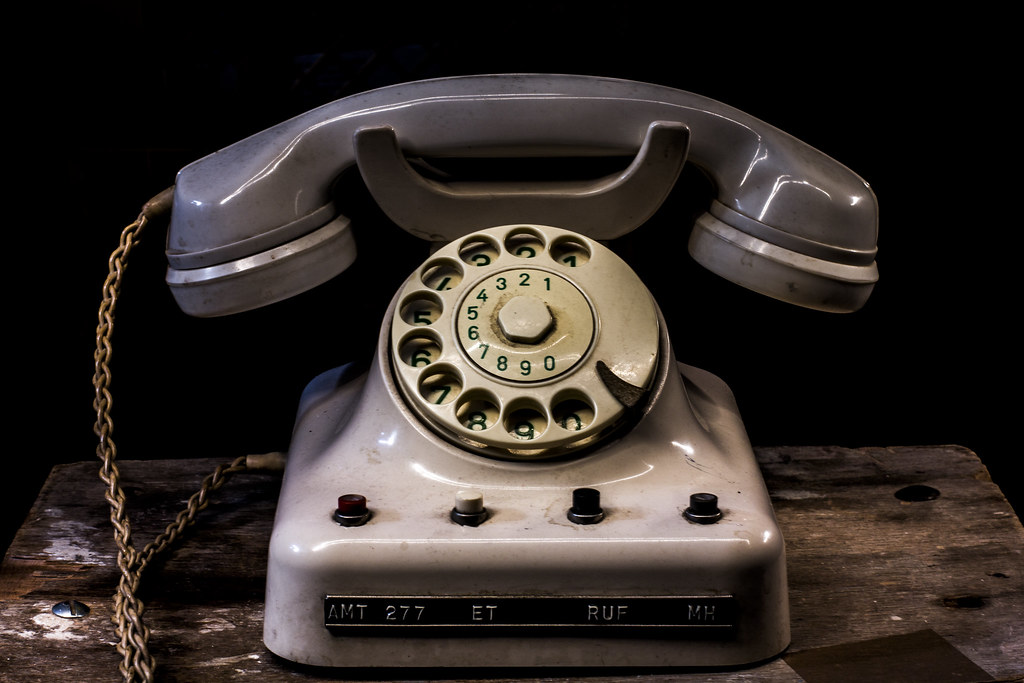 Telephone This is an old Telephone from my Grandpa. It sto… Flickr