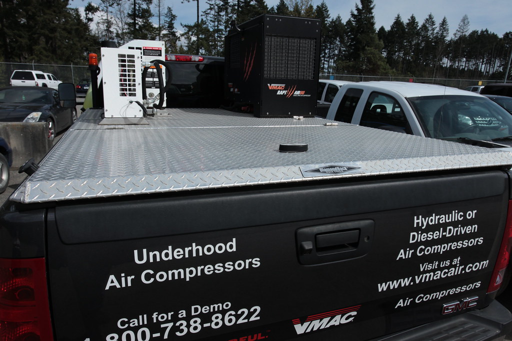 Folding Truck Bed Cover with VMAC Air Compressors On Top, … Flickr
