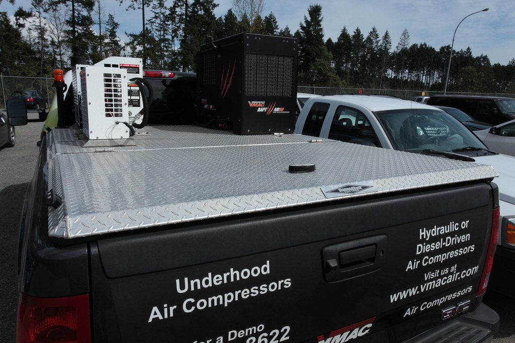 Folding Truck Bed Cover with VMAC Air Compressors On Top, … Flickr