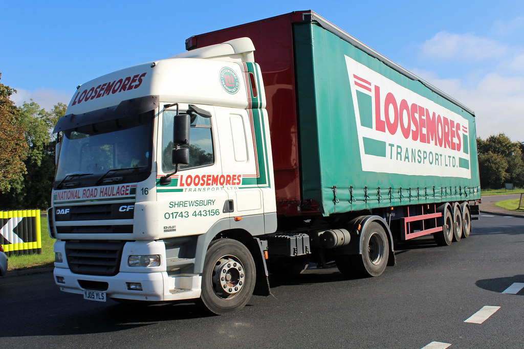 Loosemores, Shrewsbury YJ05 YLS, DAF 85 CF at Hardwicke Flickr