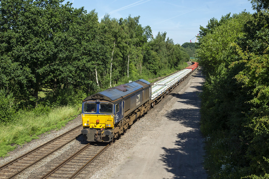 DRS 66422 passing Birchwood Lane South Normanton, 26.06.20… Flickr