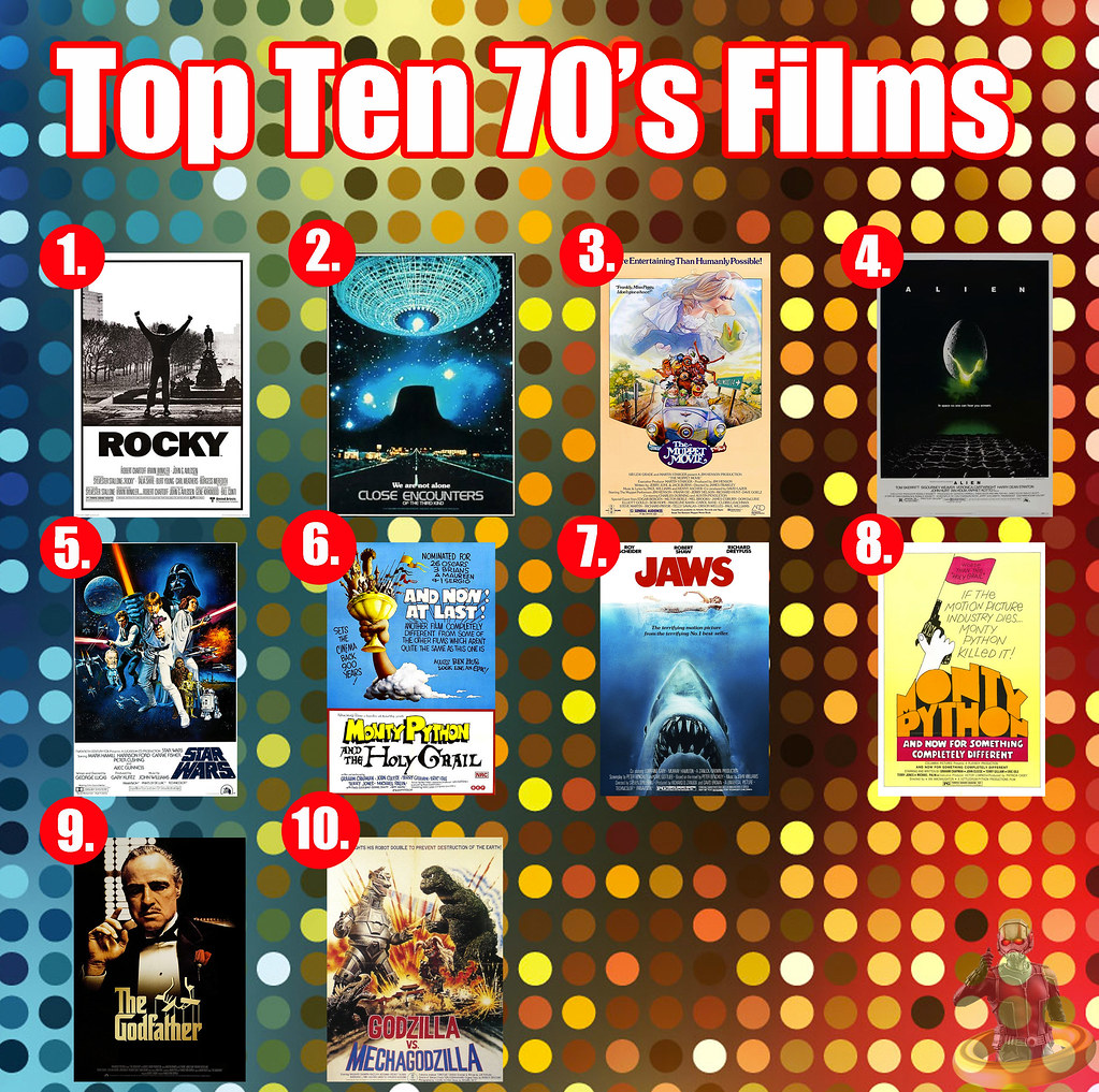 Top Ten 70s Films Oh boy, it's movie Saturday baby, the da… Flickr