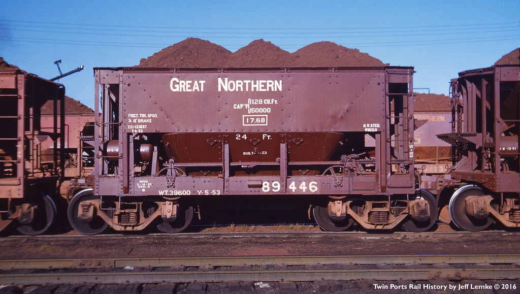 Great Northern Iron Ore Car 89446 at Kelly Lake, Minnesota… Flickr
