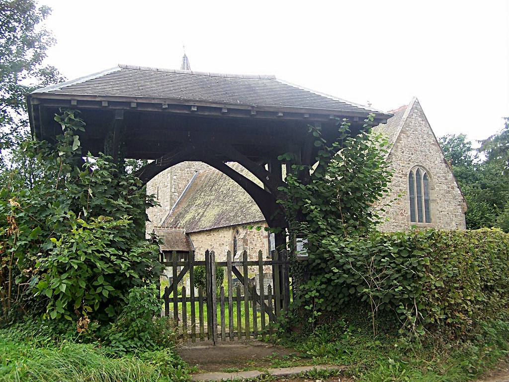 Shropshire, Nash Lychgate entrance church of St John the… jmc4