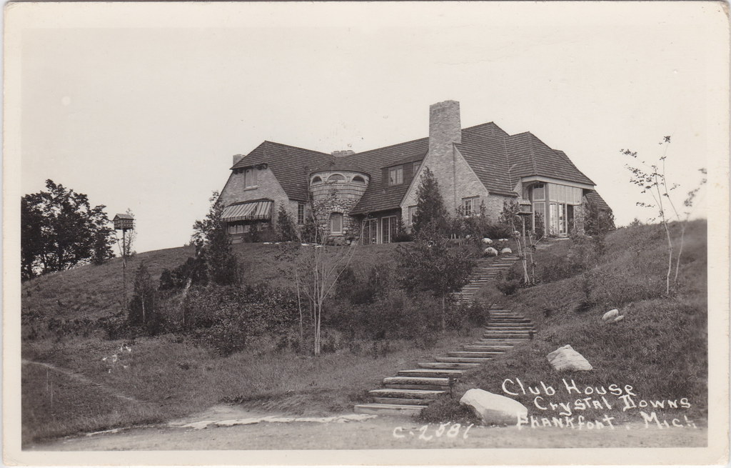 NW Frankfort Pilgrim MI RPPC 1930s Clubhouse PRIVATE EXCLU… Flickr