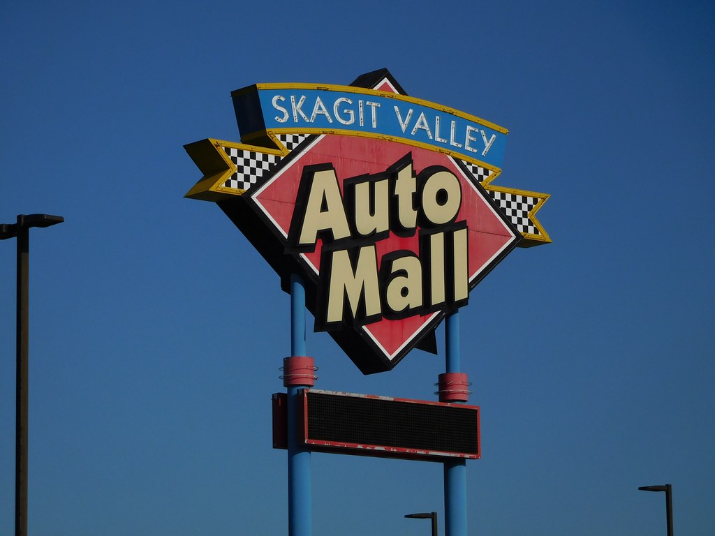 Auto Mall sign, Anacortes Robert Ashworth Flickr