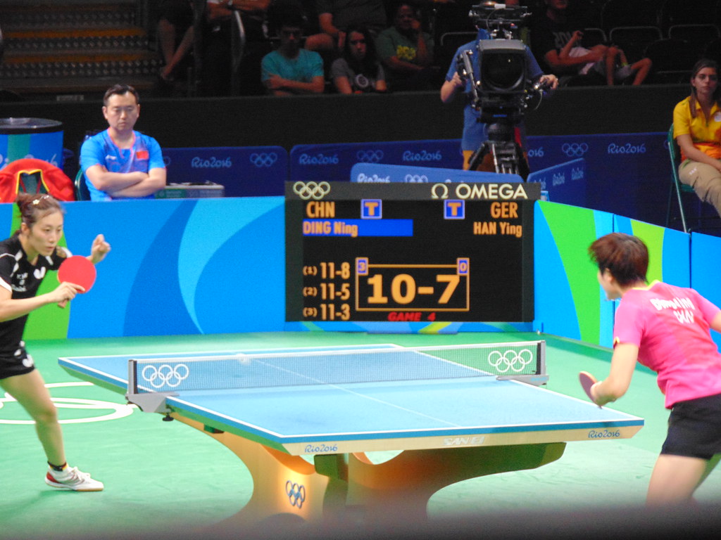 Rio 2016 Women's table tennis quarter finals Sander van Ginkel Flickr