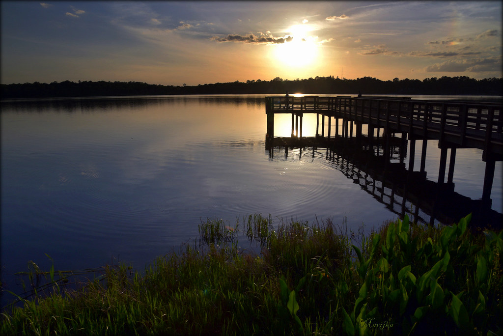 This Is The Evening Of The Day Lake Wauburg Flickr