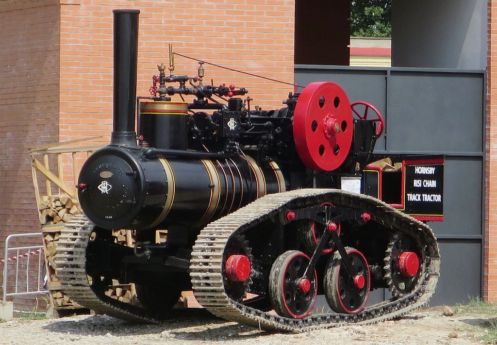 Riproduzione dell' Hornsby chain track tractor Sagra della… Flickr