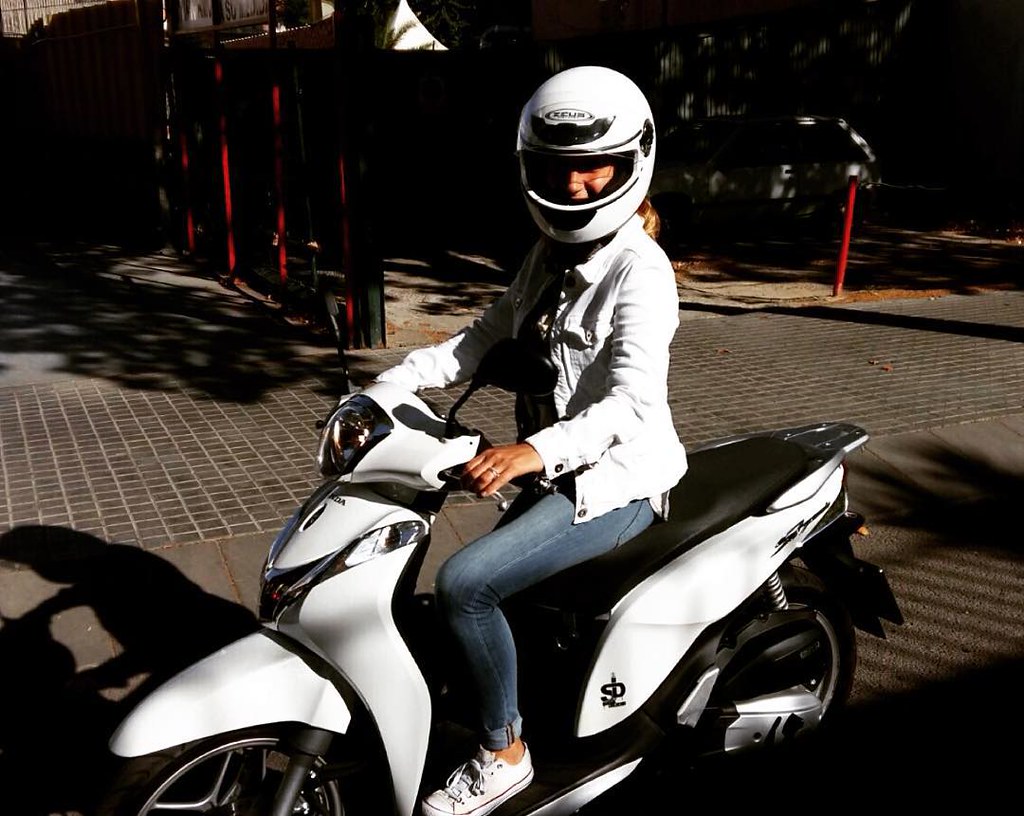 Scooter Girl trip chick Flickr