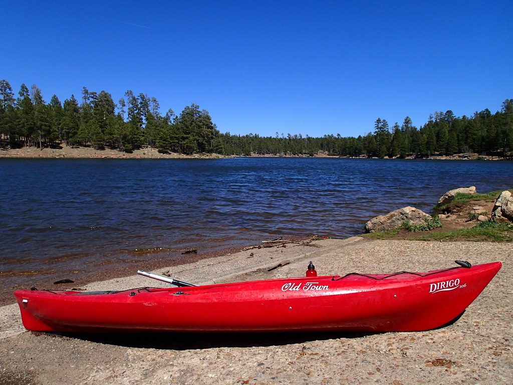 Kayaking at Woods Canyon Lake I thought the lake was bigge… Flickr