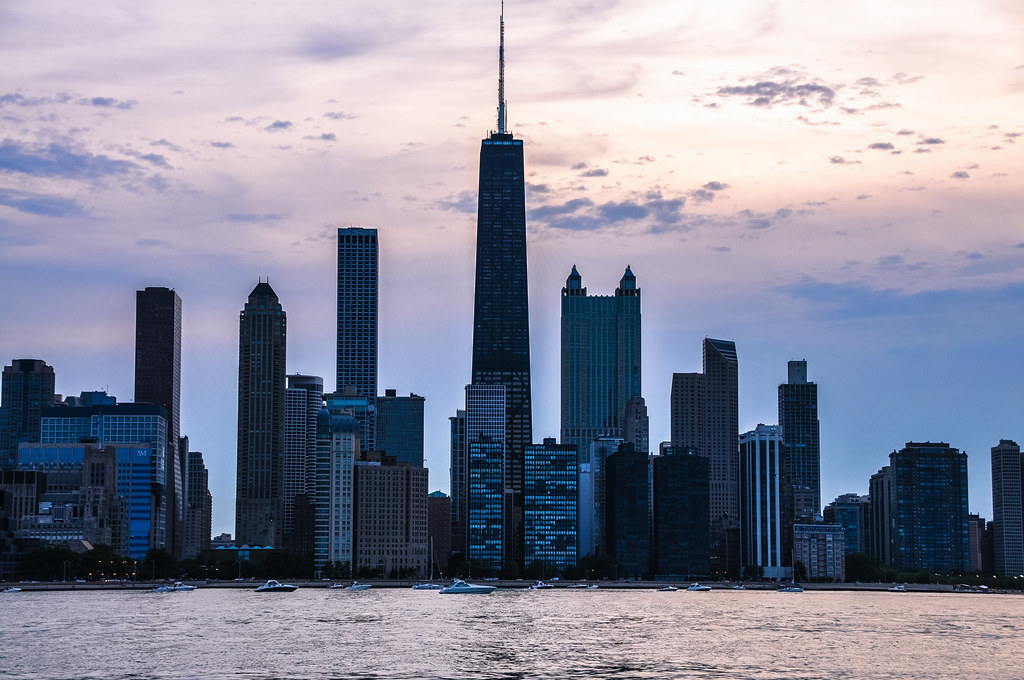 Chicago Skyline with John Hancock Center on Lake Michigan … Flickr