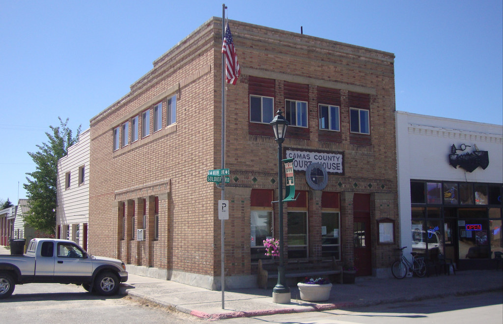 Camas County Courthouse (Fairfield, Idaho) Camas County is… Flickr
