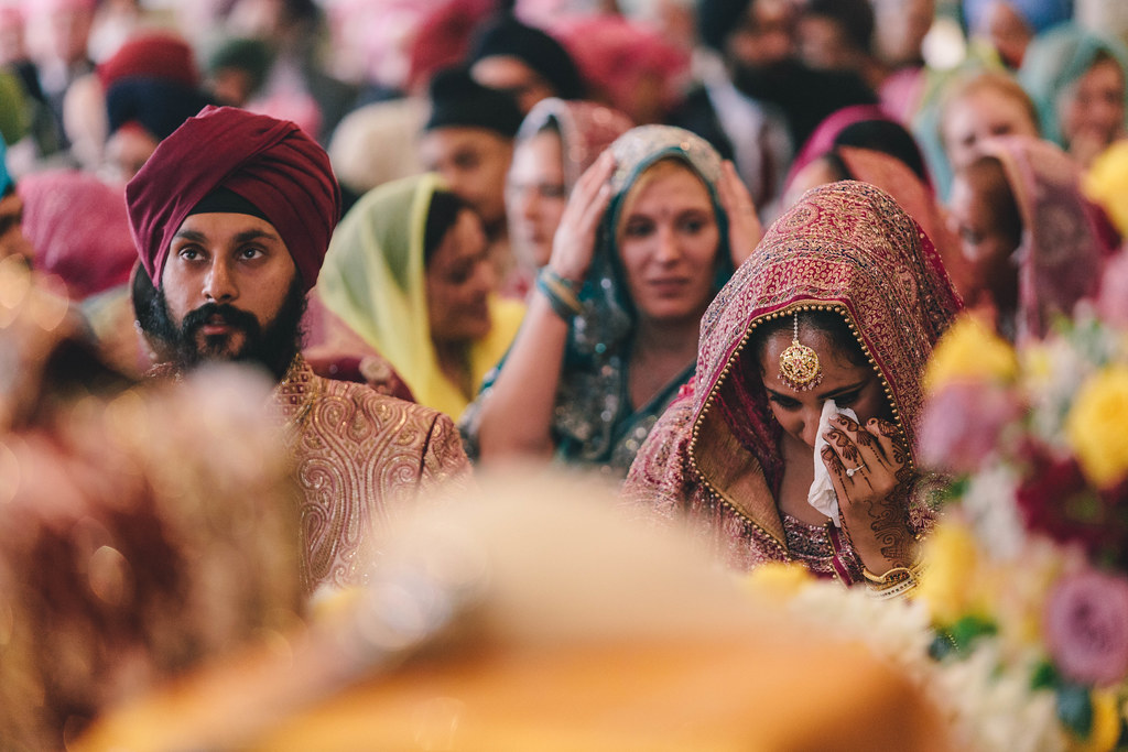 Bridal Tears A bride cries during a Sikh wedding ceremony.… Flickr