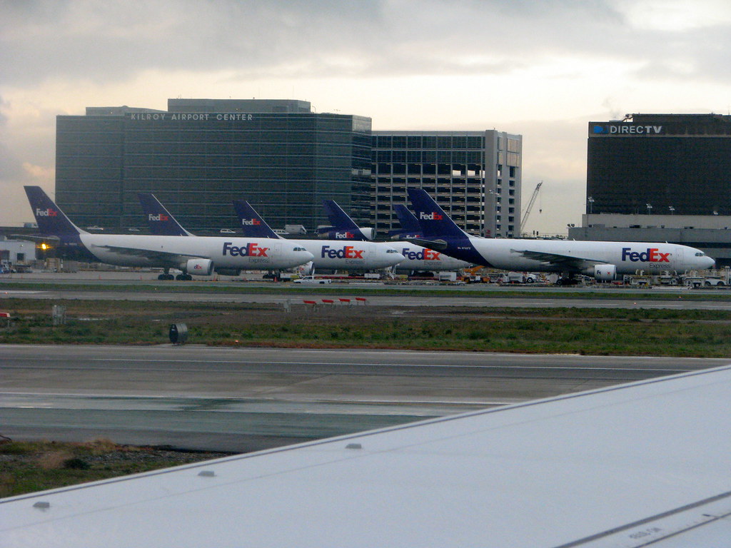 FedEx at LAX International Airport Taken at Los Angeles