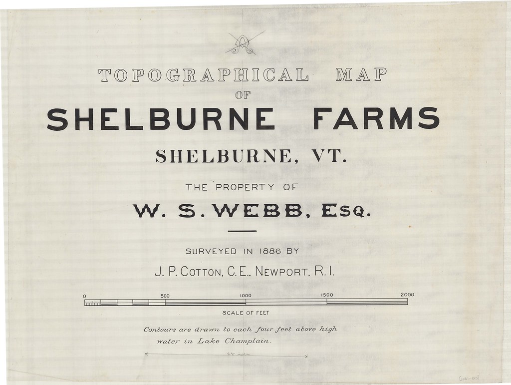 Job 1031, William Seward b, Shelburne Farms, Burlington / Shelburne