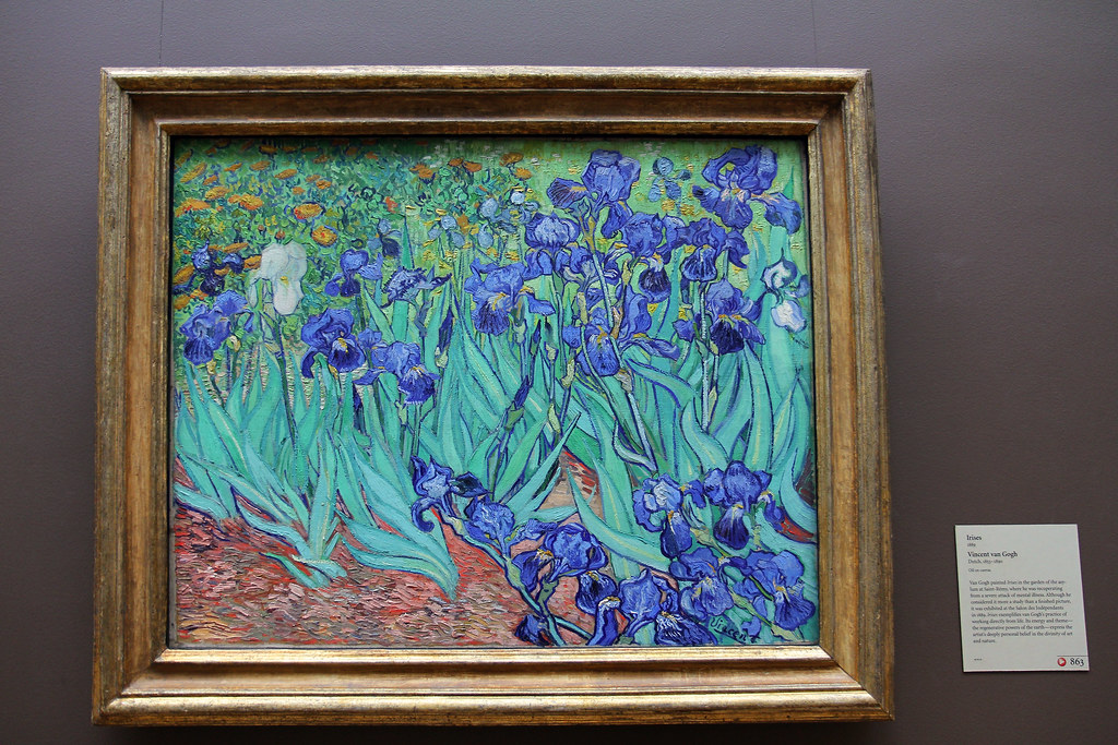 Irises Vincent van Gogh's Irises at the Getty Center, Los … Flickr