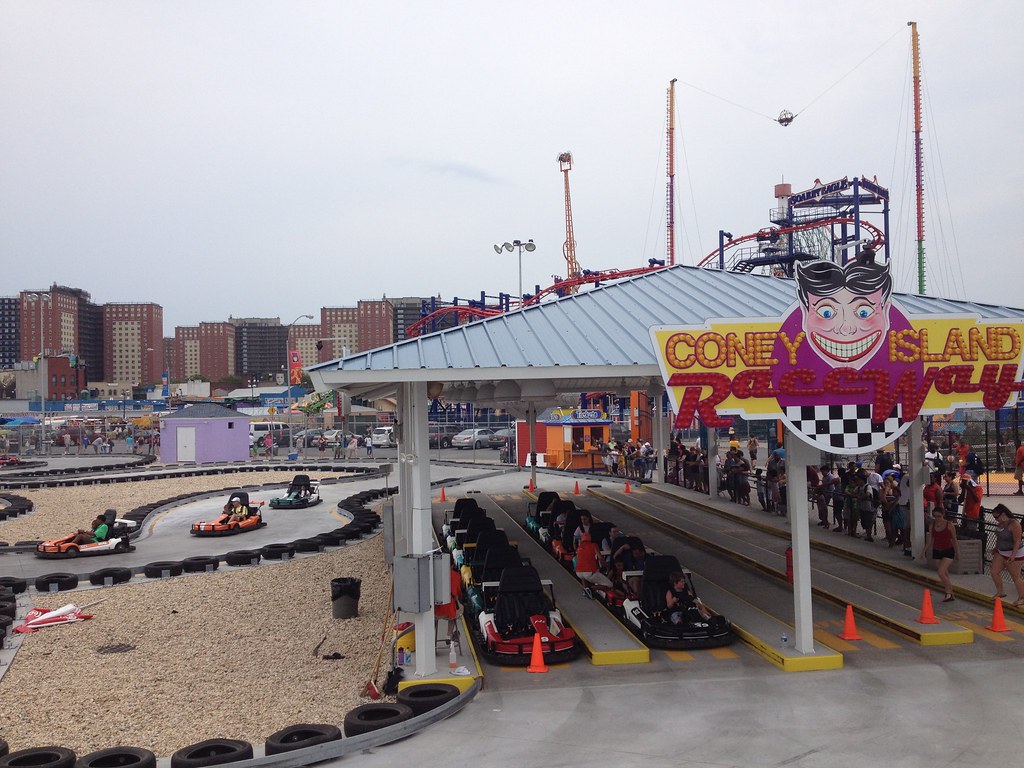 Coney Island Raceway Luna Park NYC Flickr
