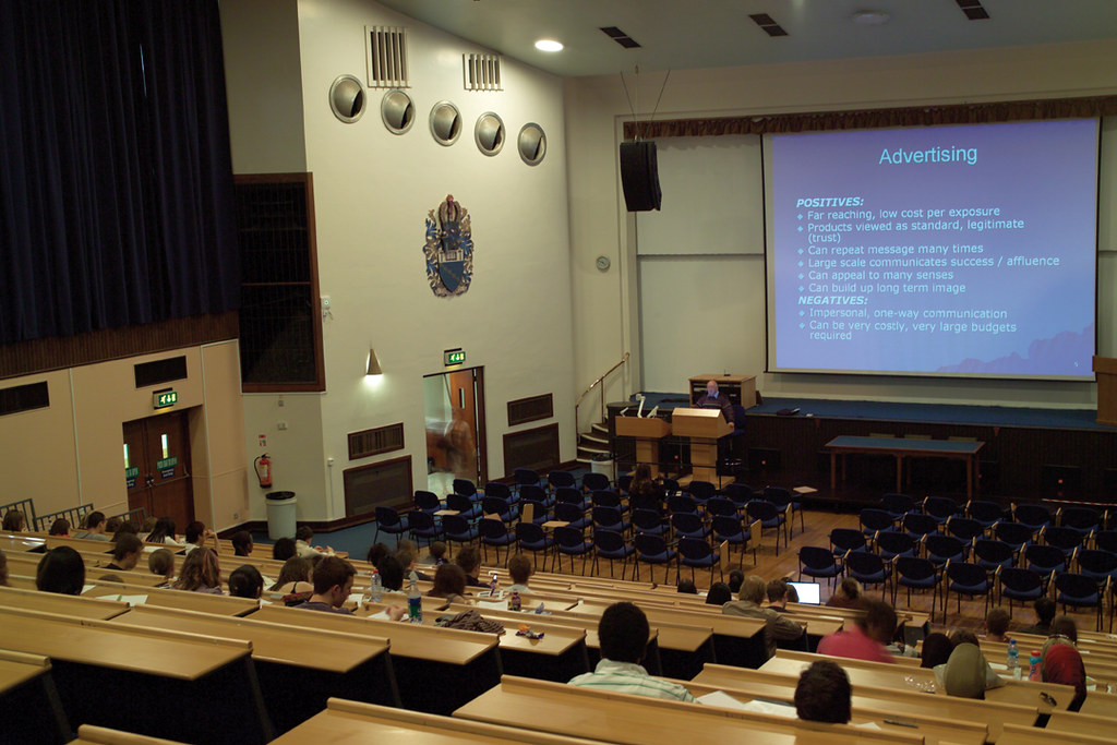 Lecture theatre All our lecture theatres, seminar rooms an… Flickr