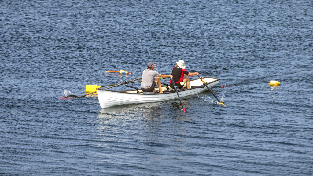 Boating in Rockport, Massachusetts. Couple rowboating in R… Flickr