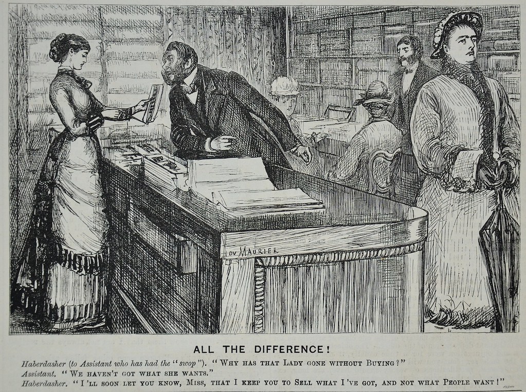 Punch 1877 The customer is .. .. never right! Engraving … Flickr