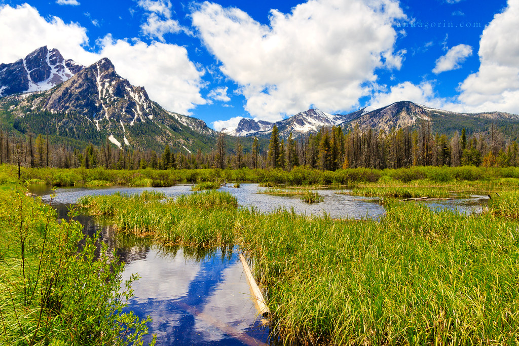 Elevation of Grandjean Campground, Boise National Forest, Forest Rd