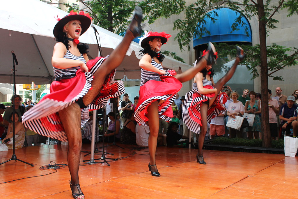 High Left Kicks The popular cancan dancers at the 2012 Ba… Flickr