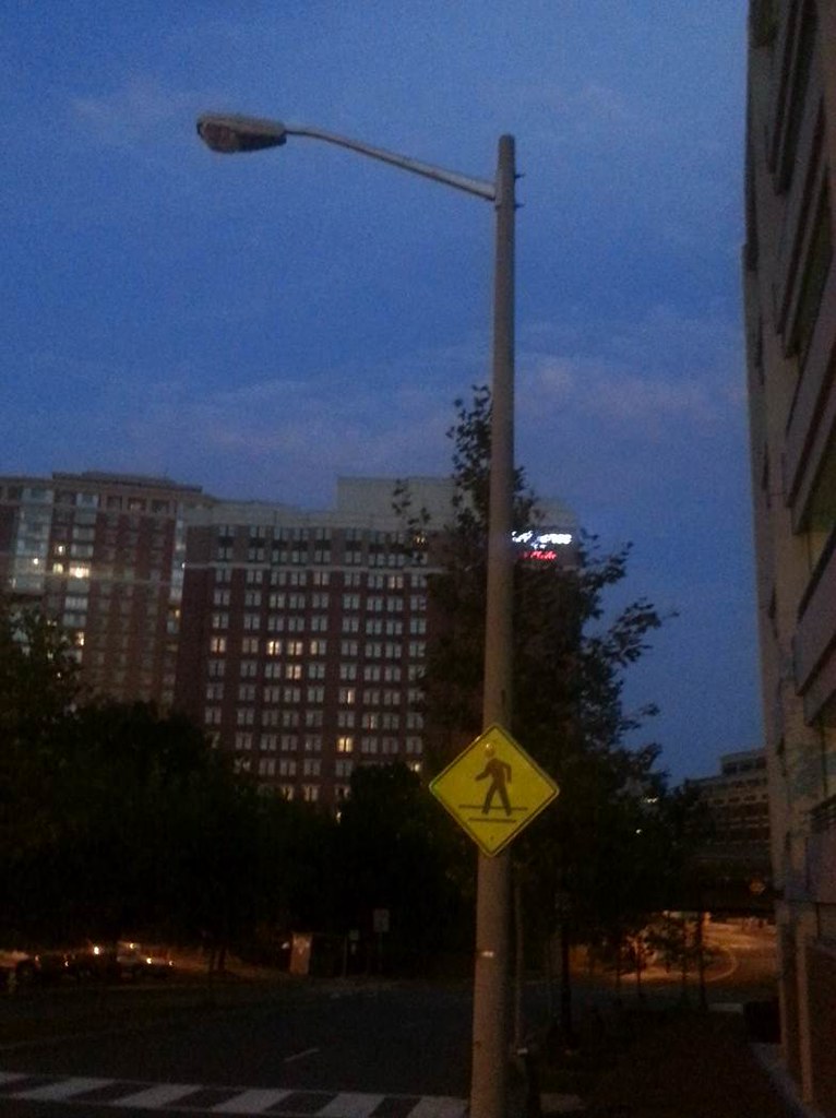 Street Lights Out Along Mill Road Near Hoffman Town Center… Flickr