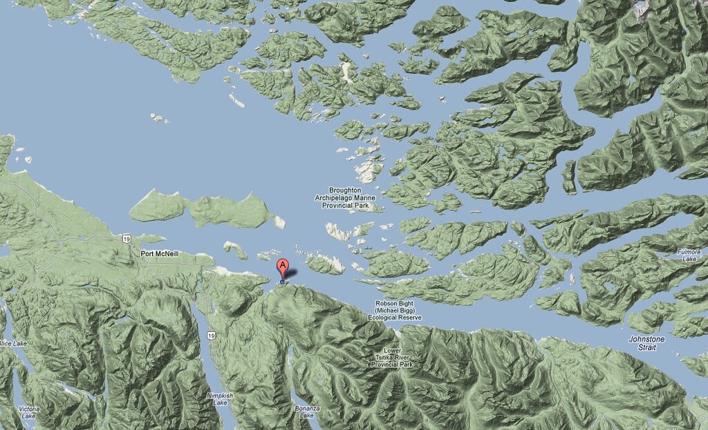 broughton archipelago map a = telegraph cove Thédor VISSERS Flickr