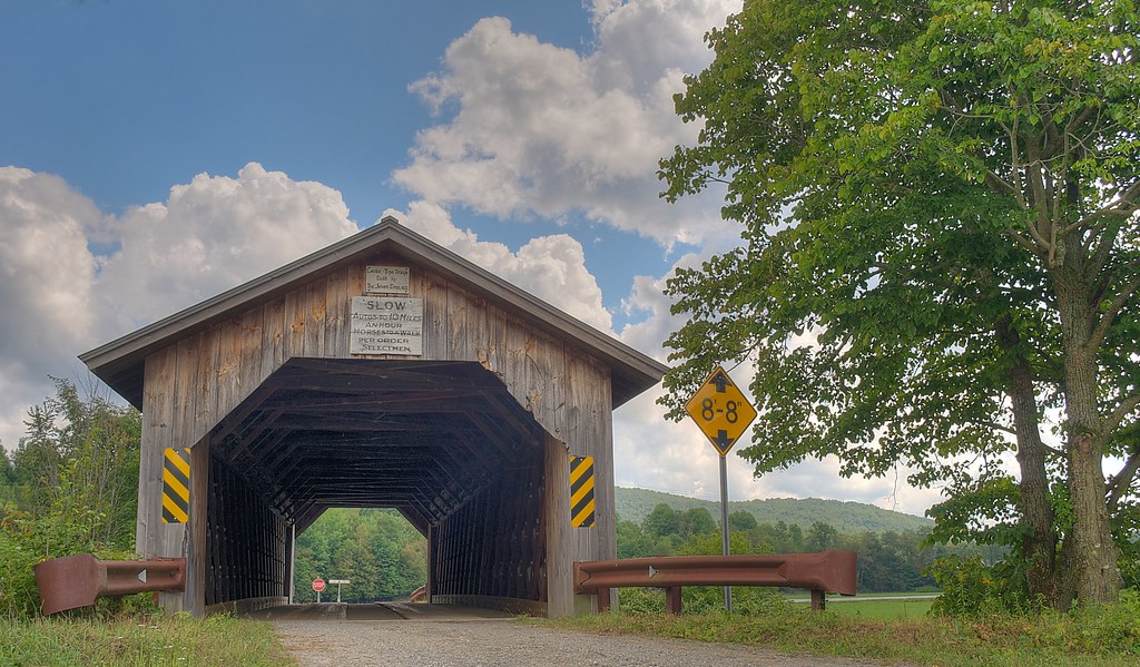 Hopkins Covered Bridge Enosburg, Vermont, USA The Hopkins … Flickr