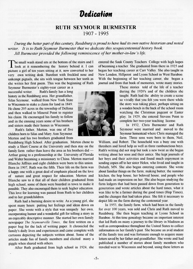 5 Reedsburg remembers 150 years a history of Reedsburg, … Flickr