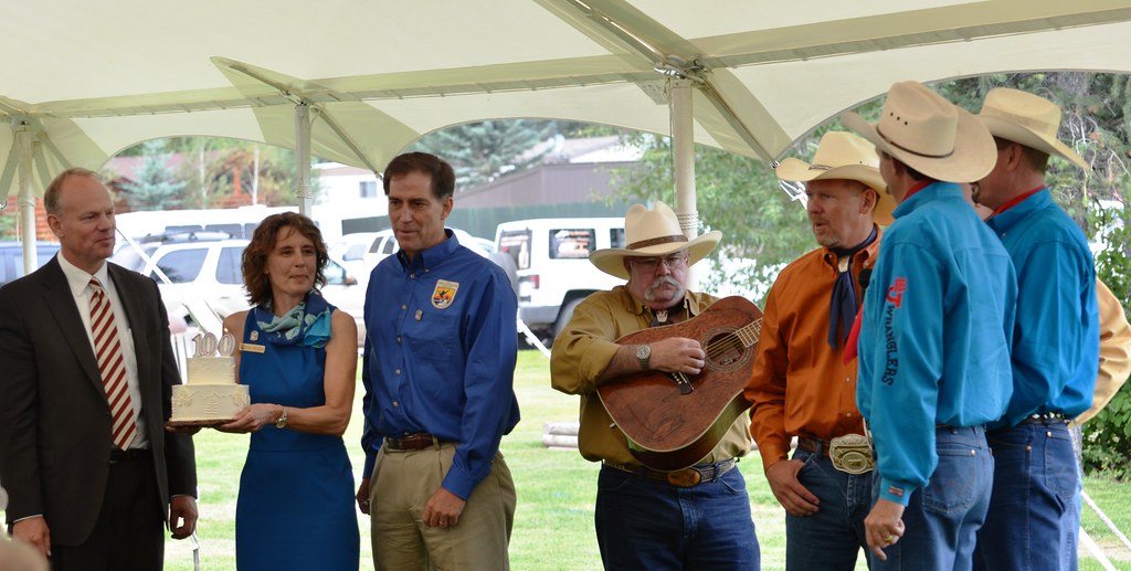 The Bar J Wranglers Lead the Song The musical group, the B… Flickr