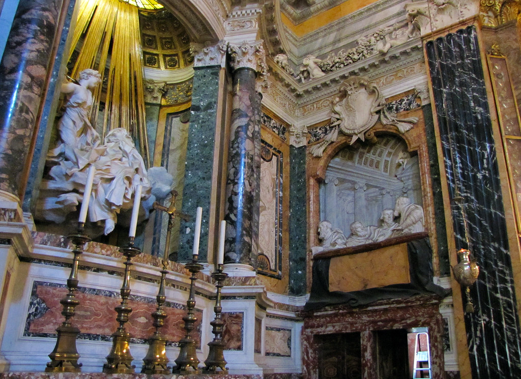 Bernini, Ecstasy of Saint Teresa with Cornaro witnesses at… Flickr