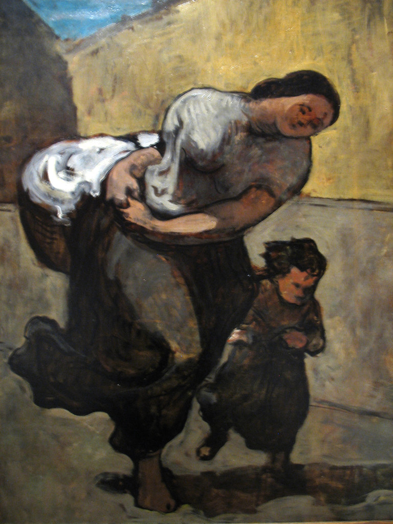 Le Fardeau Honoré Daumier Le Fardeau (La Blanchisseuse), 1… Flickr