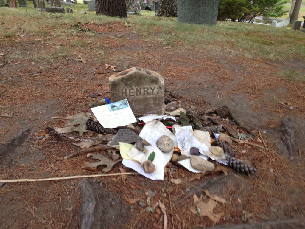 Henry David Thoreau's grave MHSNEH Crossroads of Revolution Flickr