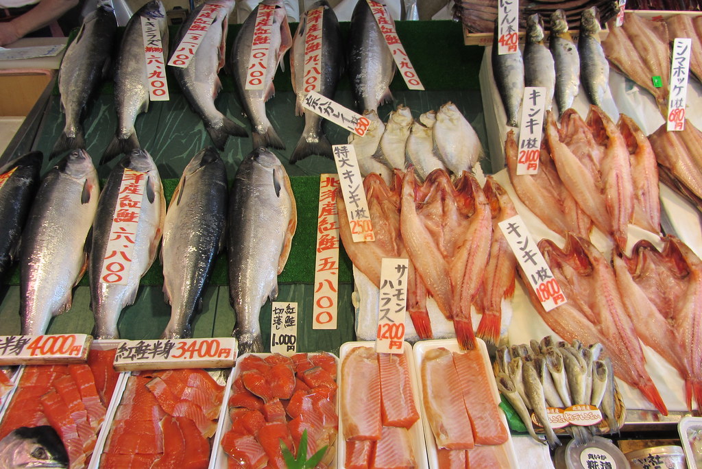 Fresh fish for sale, Hakodate Morning Market Fresh fish fo… Flickr
