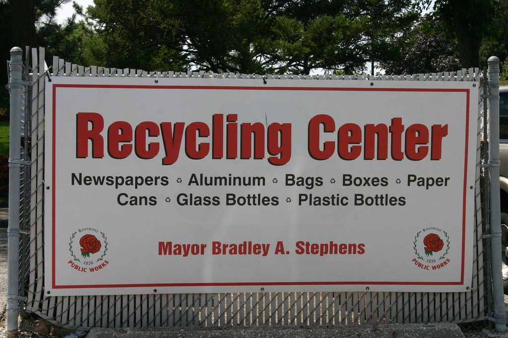 Recycling Center Sign Michelle Reitman Flickr
