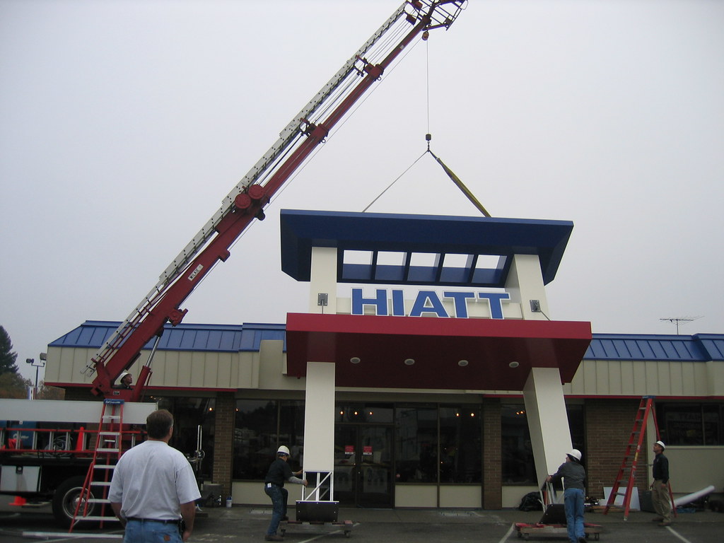 Automotive Sign Entry Signage PreFabricated Illumin… Flickr