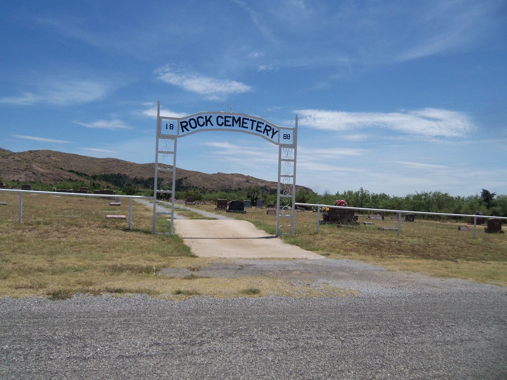 Rock cemetery W of Granite, OK Carleta Latham Flickr