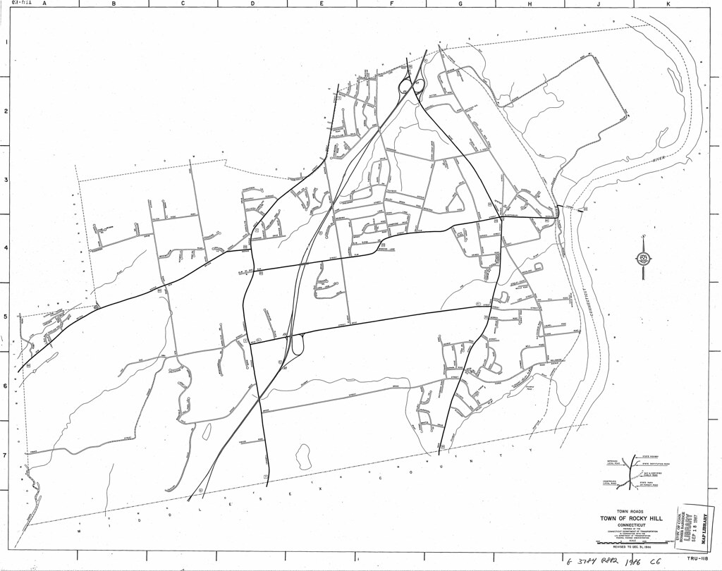 Town roads, town of Rocky Hill CT 1986 Description Full Qu… Flickr