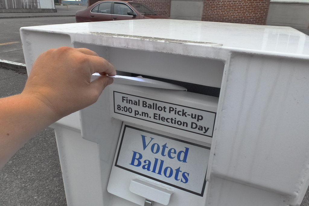 ME PLACING A REPLACEMENT BALLOT IN Since my main ballot ma… Flickr
