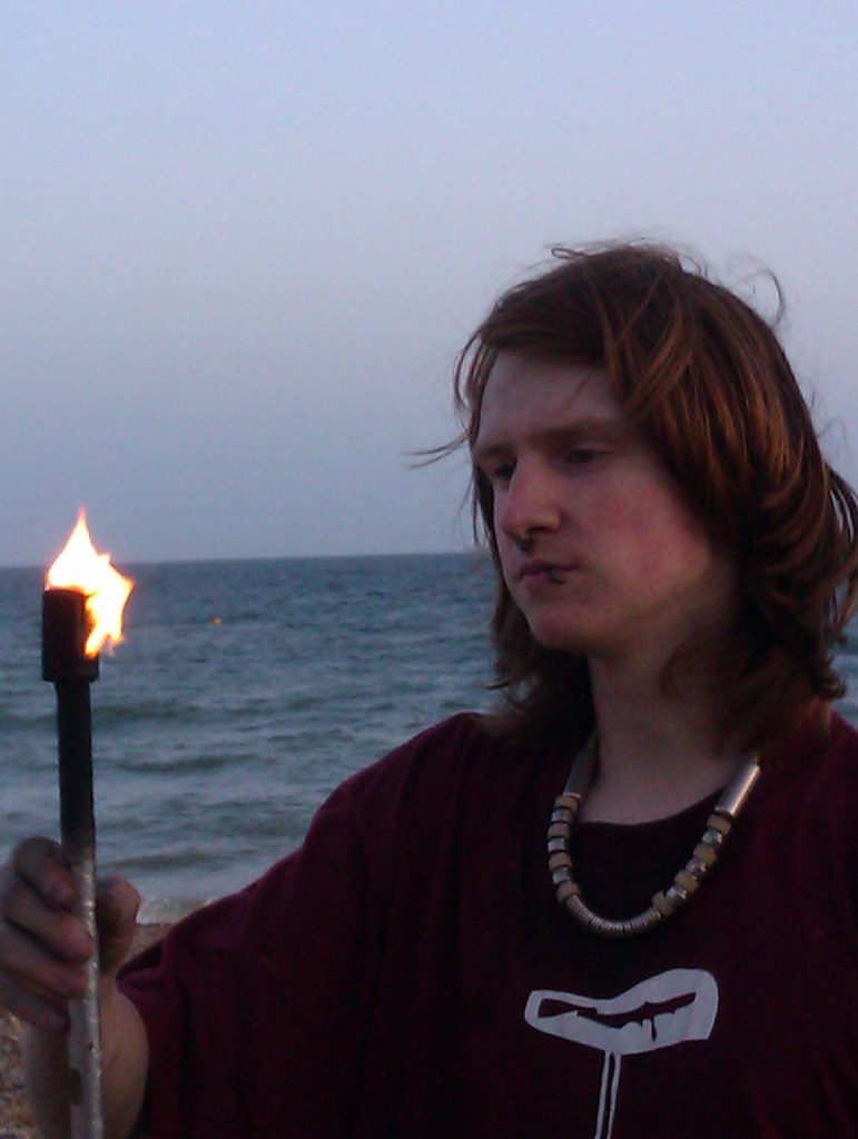 The fire eater I was going for my usual walk along the sea… Flickr