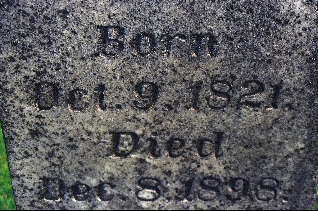 Closeup of grave at Linden Cemetery, Christian County, Mis… Flickr