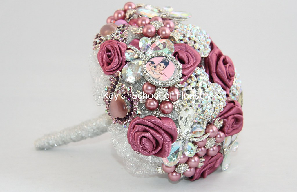 Pink Heirloom Brooch Bouquet Pink Brooch Bouquet Kay's dis… Flickr