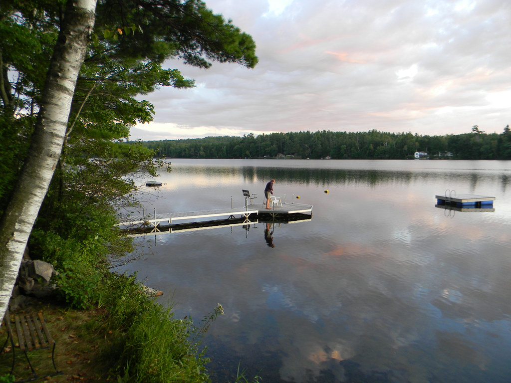 Meg fishing Maine camp 2012 David Belson Flickr